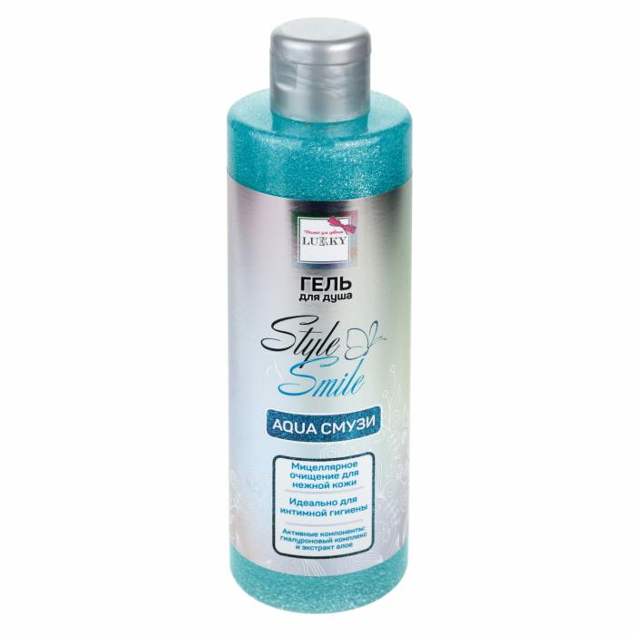 Style&Smile Гель для душа AquaСмузи с гиалуроновым комплексом 250 мл