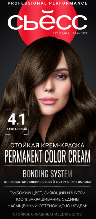 Краска для волос № 4-1 Каштановый