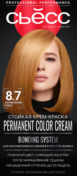 Краска для волос № 8-7 Карамельный блонд