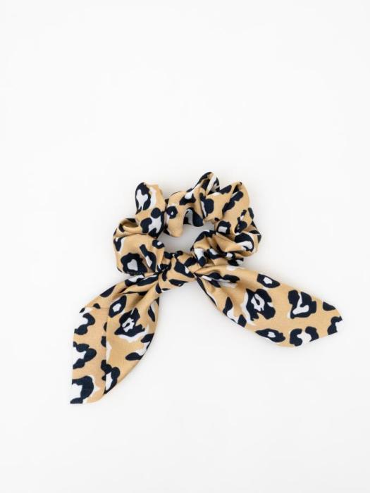 Резинка для волос косынка бежевая. Прекрасное дополнение к Вашему образу 1 шт