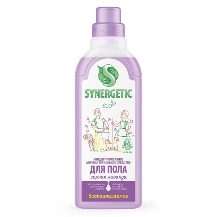 Биоразлагаемое концентрированное универсальное средство для пола и других поверхностей с антибактериальным эффектом  Горная лаванда 0,75 л