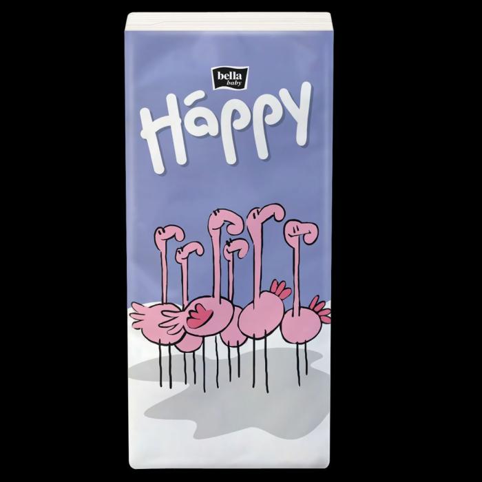 Носовые платочки трехслойные Звери 10 шт