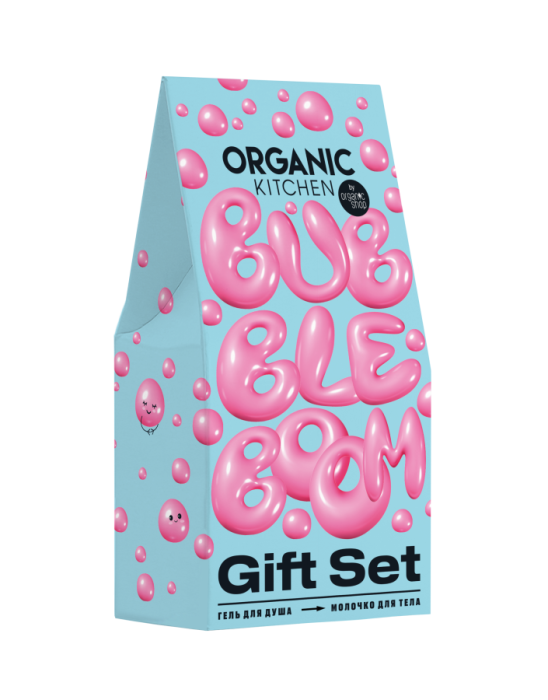 Подарочный набор Bubble Boom Гель для душа 170мл, молочко для тела 170мл