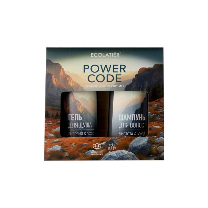Подарочный набор Men Power Code Шампунь 150мл, гель для душа 150мл