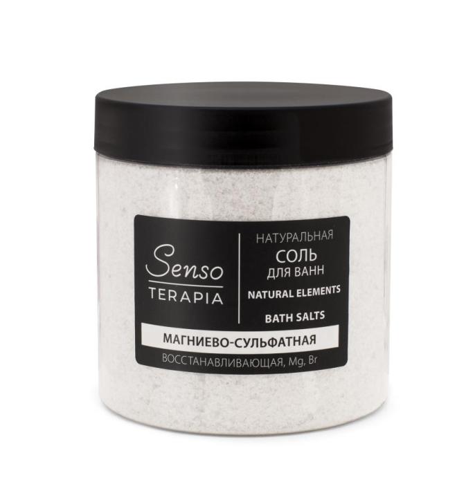 Соль для ванн натуральная магниево-сульфатная восстанавливающая Natural Elements 600 г