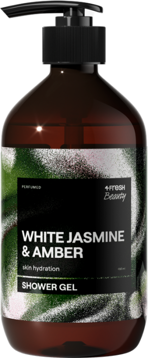 Гель для душа парфюмированный Белый жасмин и амбра 450 мл