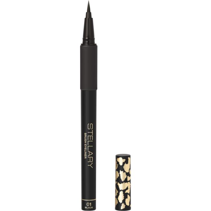 Подводка для глаз  Wild Eyeliner Black с аппликатором кистью чёрный
