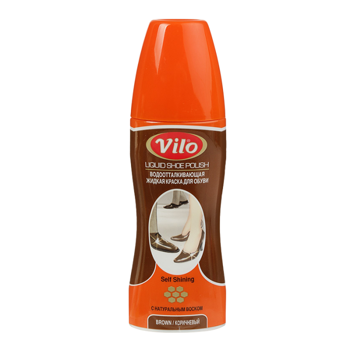 Краска для обуви жидкая водоотталкивающая brown 80 мл