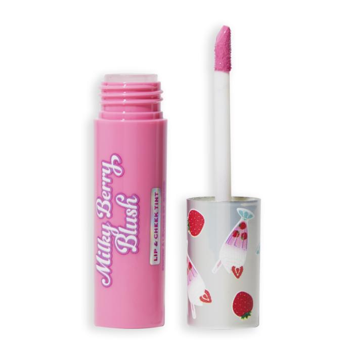 Milkshake Milky Berry Blush Lip&Cheek Tint Тинт для губ и щек Strawberry shake мл 24