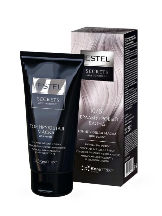 Secrets Цвет-эксперт Маска для волос тонирующая 10/61 Перламутровый Блонд 150 мл
