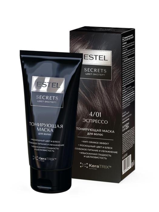 Secrets Цвет-эксперт Маска для волос тонирующая 4/01 Эспрессо 150 мл