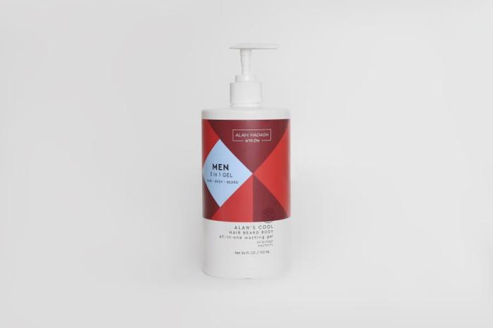 Гель-шампунь мужской для мытья волос, бороды MEN ALAN'S COOL 750 мл 750 мл