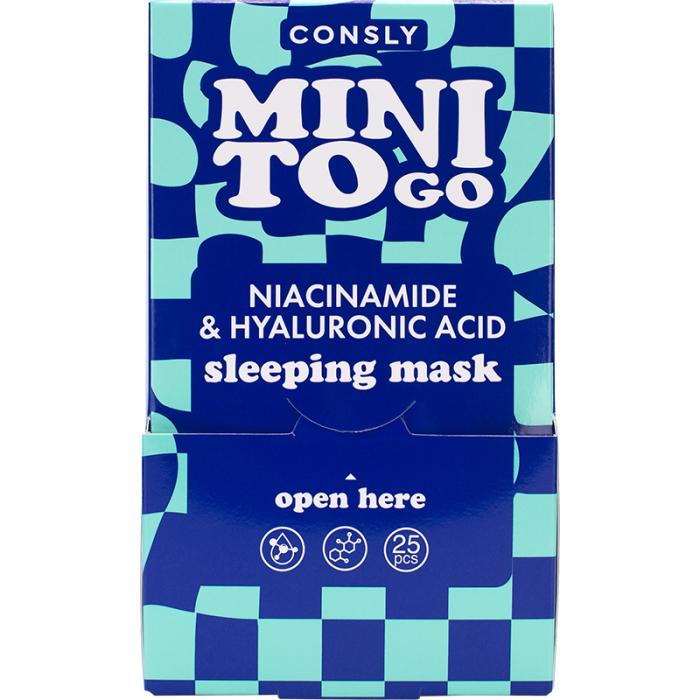 Ночная маска с ниацинамидом и комплексом гиалуроновых кислот 5 по 25шт мл