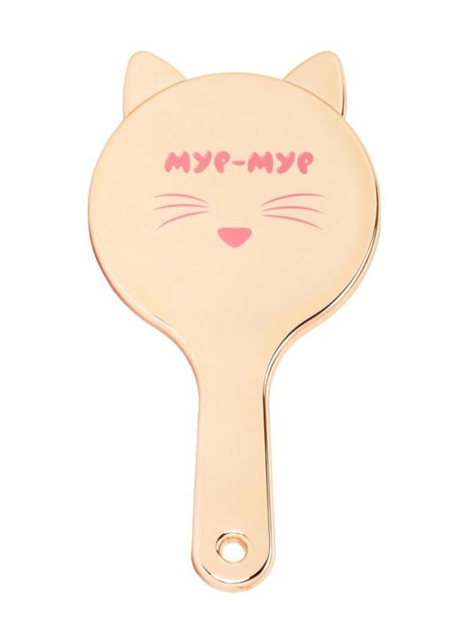 Расческа - щетка детская ушки Мур-Мур золотой