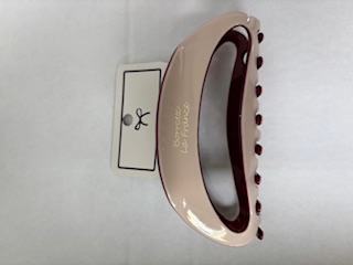 Заколка-краб для волос корейский стиль La France Бежевая 1 шт