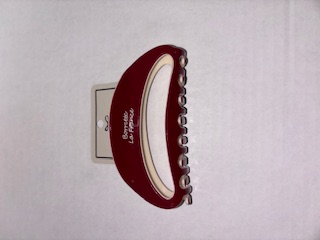 Заколка-краб для волос корейский стиль La France Бордовая 1 шт