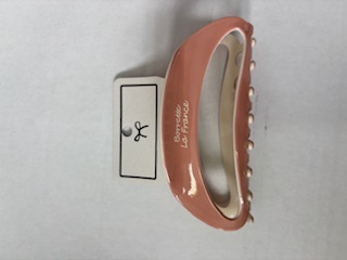 Заколка-краб для волос корейский стиль La France Кремовая 1 шт