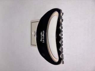 Заколка-краб для волос корейский стиль La France Черная 1 шт