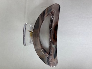 Заколка-краб для волос корейский стиль Дуга Мрамор 1 шт