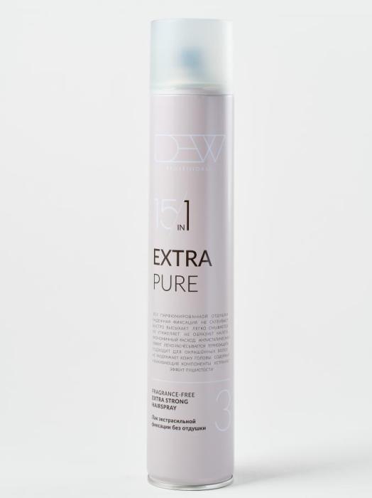 Extra Pure Лак экстрасильной фиксации без отдушки 500 мл