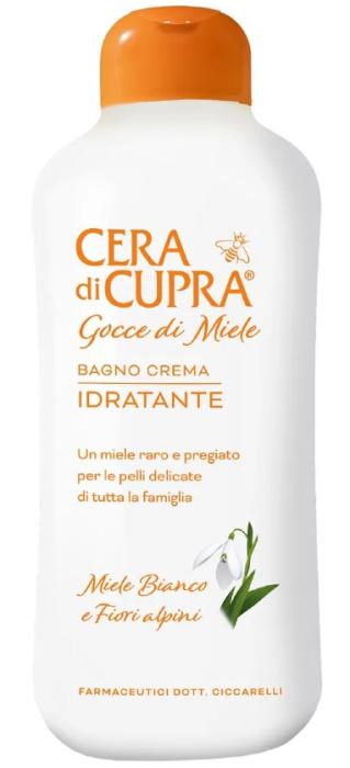 Пена-Крем для ванны Idratante/Увлажняющая с белым медом 700 мл