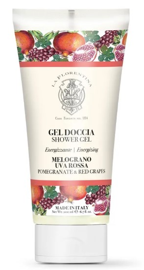 Гель для душа POMARIO Pomegranate & Red  Grape / Гранат и Красный Виноград 200 мл