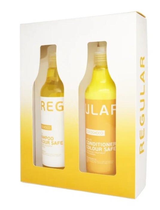 REGULAR Набор для ухода за окрашенными и поврежденными волосами 250+250 мл