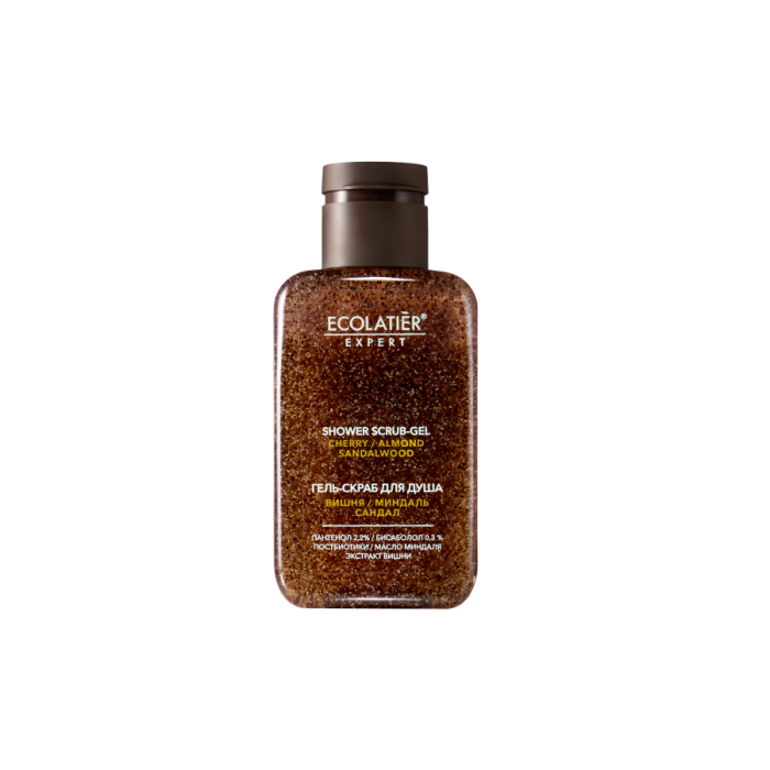 Expert Travel Гель-скраб для душа Вишня, миндаль, сандал 100 мл