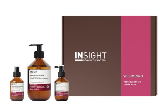 Набор VOLUMIZING для объема тонких волос /шампунь 350мл, спрей 100мл, кондиционер 100мл/
