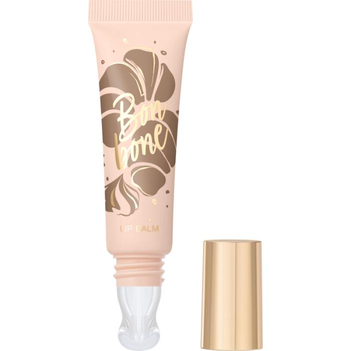 Бальзам для губ с пептидами Lip balm peptide Bonbone № 02 бежевый c сиянием