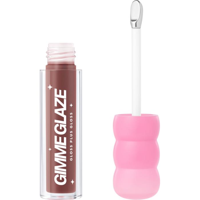 Блеск для губ  Lip Gloss Gimme Glaze № 10 don’t stop me — блестящий чёрный