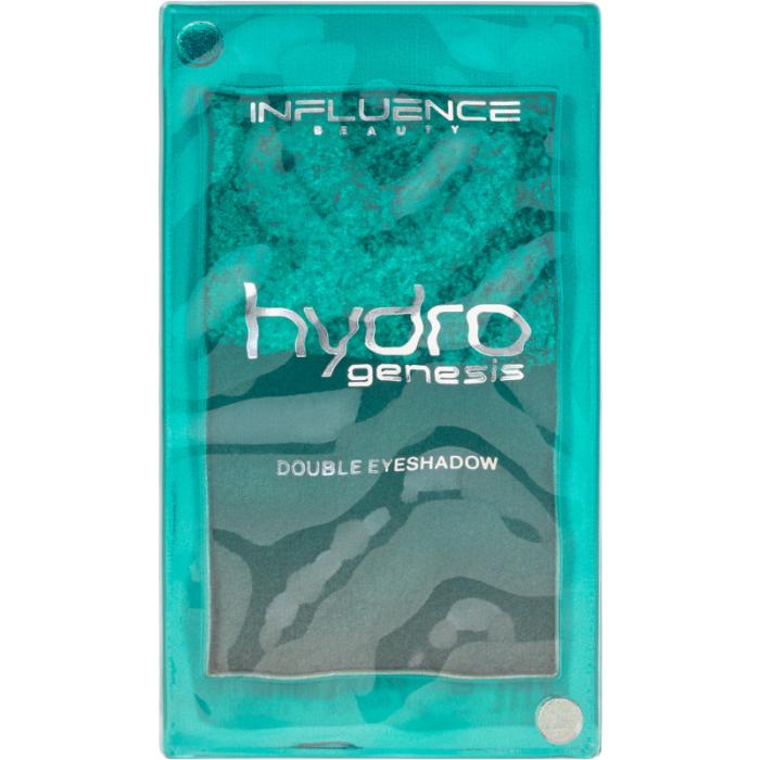 Двойные тени Hydrogenesis № 01 Матовый коричневый, спаркл шампань