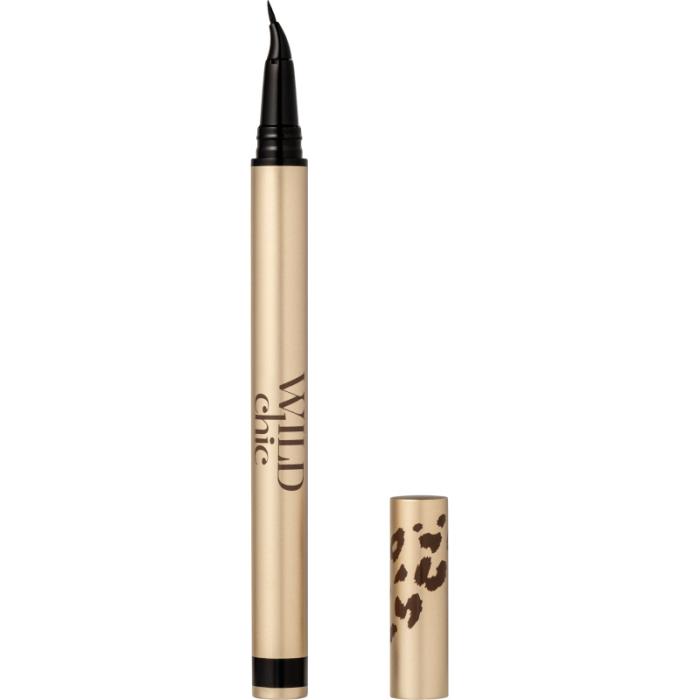 Подводка для глаз с кистью  Eyeliner with brush Wild Chic collection № Черный