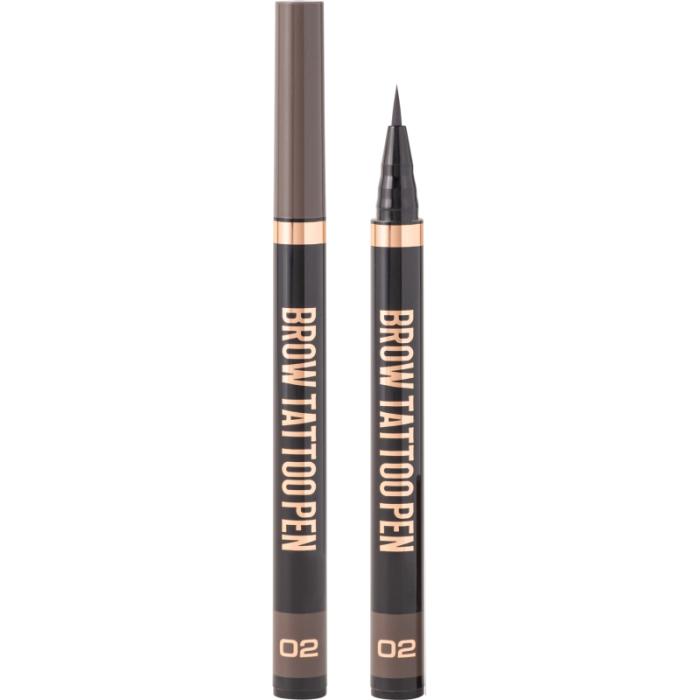 BROW TATTOO PEN Лайнер для бровей стойкий № 02 brunette