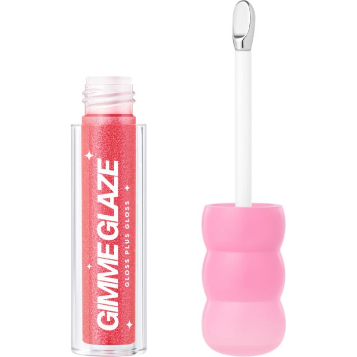 Блеск для губ  Lip Gloss Gimme Glaze № 06 strawberry jam forever розовый с блестками