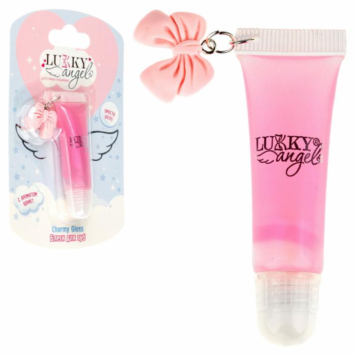 Charmy Gloss Блеск для губ сверкающий с ароматом конфет розовый 6 мл