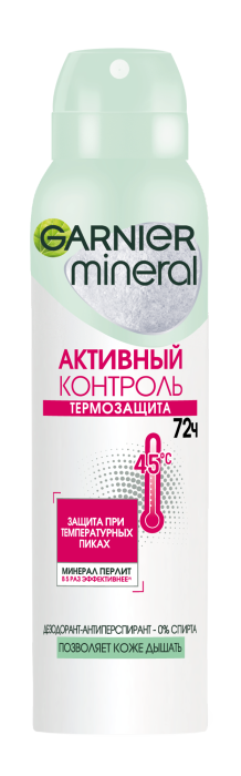 Дeо-спрей MINERAL Активный Контроль ТермоЗащита 150 мл