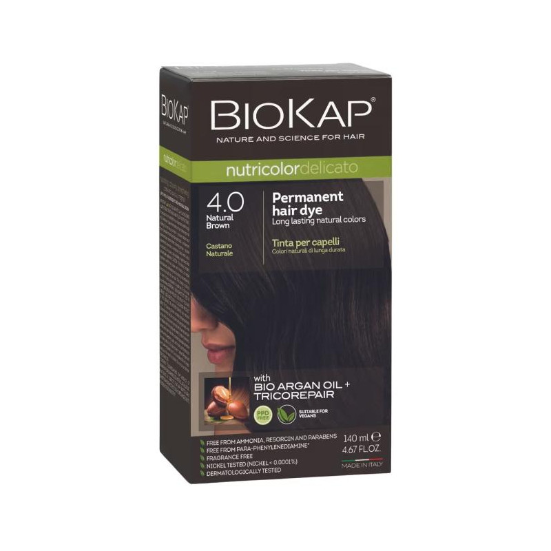 NUTRICOLOR DELICATO Краска для волос деликатная № 4.00 Коричневый 140мл