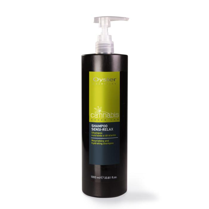 Шампунь релаксирующий  с маслом семян конопли без SLES и парабенов CANNABIS SHAMPOO SENSI-RELAX 1000 мл