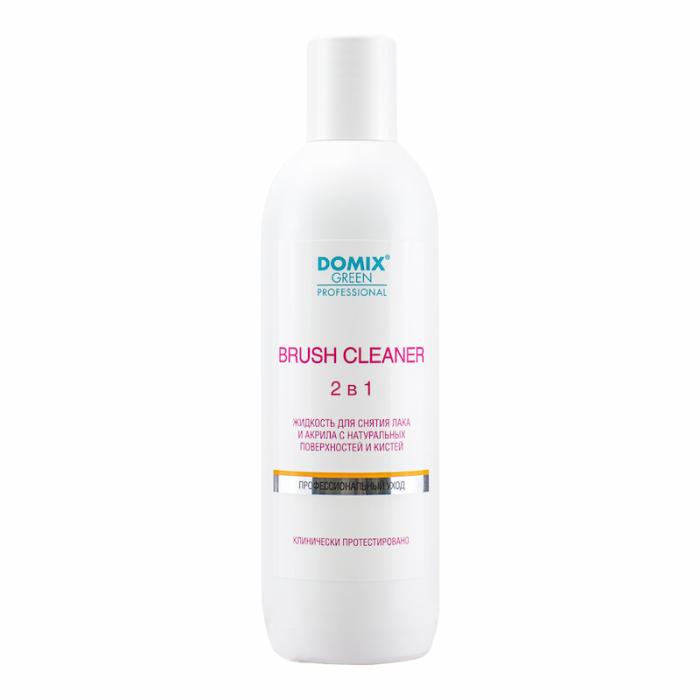 BRUSH CLEANER Жидкость для снятия лака и акрила с натуральных поверхностей и кистей 500 мл