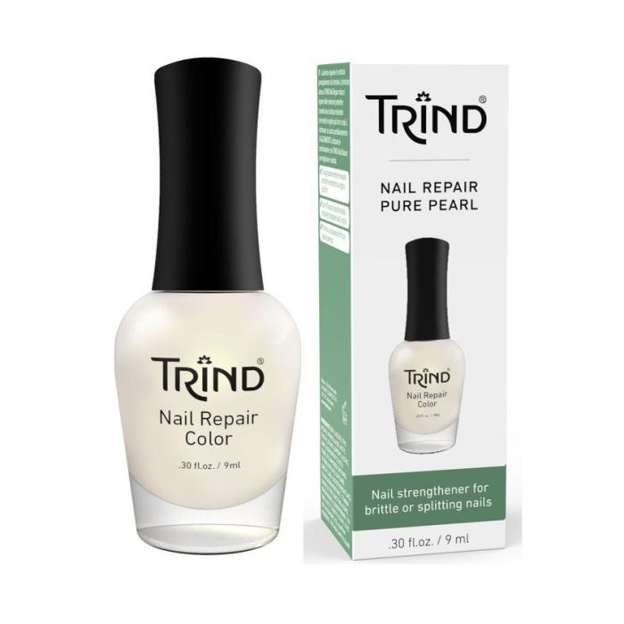 NAIL REPAIR COLOR Средство для укрепления ногтей белый перламутр 9 мл