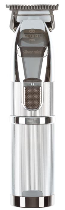 Машинка для стрижки окантовочная PRO SILVER MINI, аккум/сеть, 7000 об/мин, Т-нож 40мм, 0,5мм