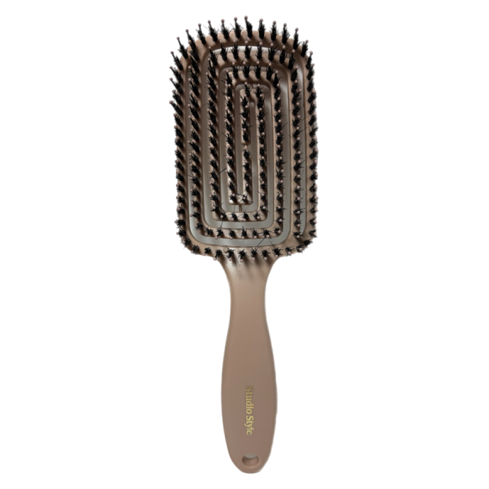 beauty hair Щетка для волос прямоуг. со щетиной 1 шт