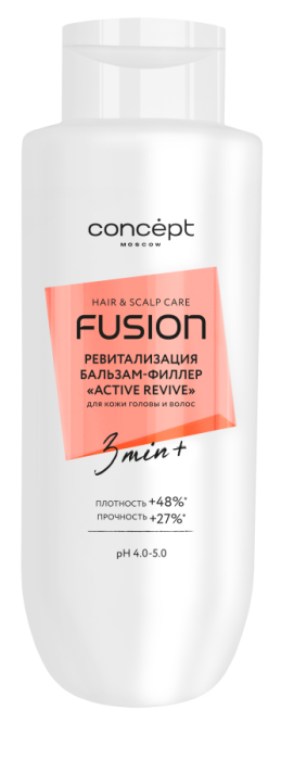 Fusion Active Revive Бальзам-филлер ревитализация кожи головы и поврежденных волос 500 мл