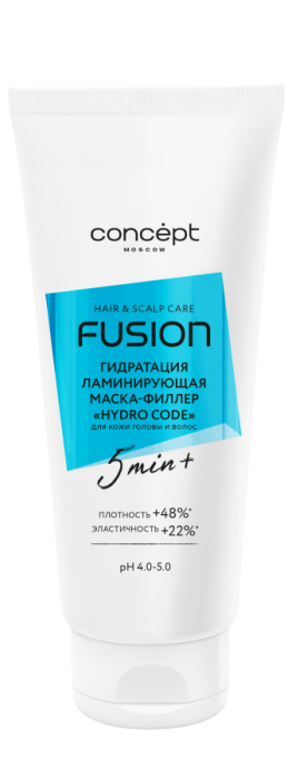 Fusion Hydro Code Маска-филлер ламинирующая гидратация кожи головы и обезвоженных волос 200 мл