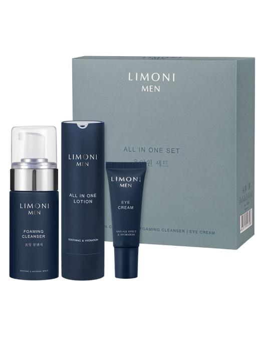 Набор MEN All In One (Лосьон-крем 50мл+Пенка для умывания+Крем для век 25мл)