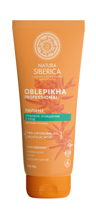Oblepikha Professional Облепиховый пилинг Глубокое очищение и уход для кожи головы 200 мл