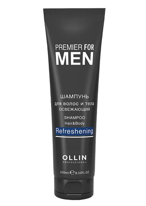 Premier For Men Шампунь Для Волос И Тела Освежающий 250 Мл