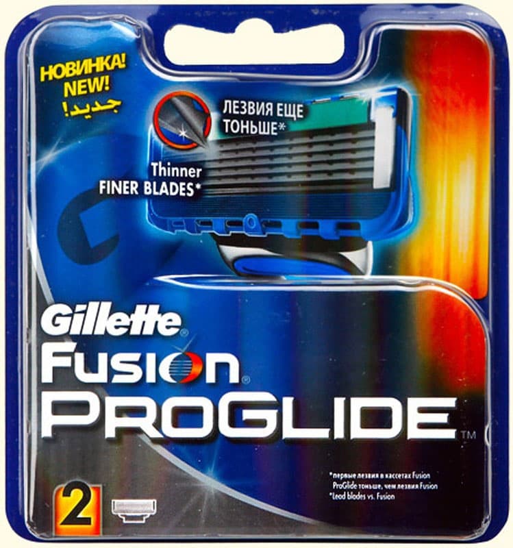 

Fusion Proglide Сменные Кассеты Для Бритья 2 Шт