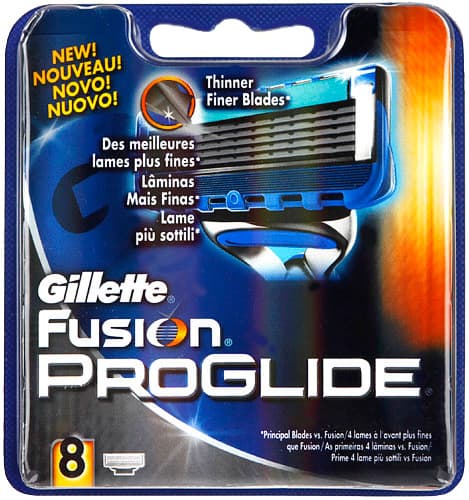 FUSION PROGLIDE Сменные кассеты для бритья 8 шт